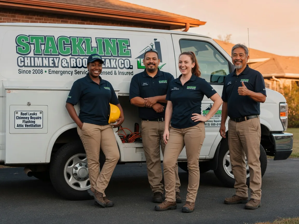 Chimney flashing repair company in Hope, ME
